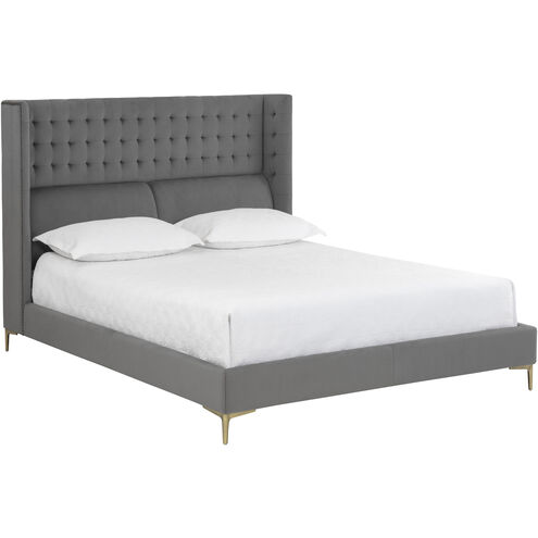 Cairo Antonio Charcoal Bed, Queen
